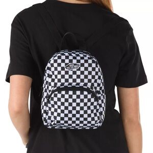 Vans Black and White Checkered Backpack